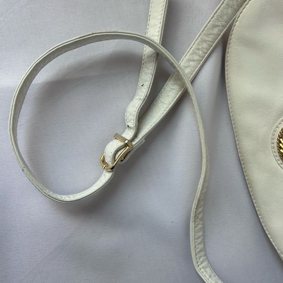 Pantera vintage white crossbody leather hand bag - Picture 3 of 9
